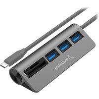 3 Port USB 3.0 Hub SD Micro SD Card Reader