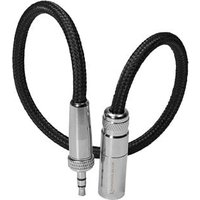 12" Mini XLR to 3.5mm TRS Locking Screw Cable