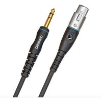 DAddario Custom Series Microphone Cable XLR Female to 1 4 Inch 10 f