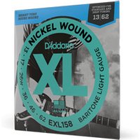 DAddario EXL158 Nickel Wound Electric Guitar Strings Baritone Light