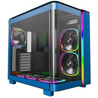 KING 95 PRO Mid Tower TG Dual Chamber PC Case inc 10 Fan