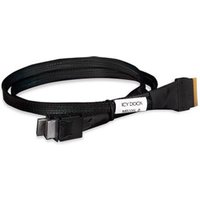 0.5m SlimSAS 8i to 2x OCuLink 4i Cable