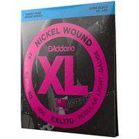 DAddario EXL170 Nickel Wound Bass Guitar Strings Light 45 100 Long