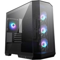 MAG PANO M100R PZ Micro ATX Tower Tempered Glass PC Gaming Case Bl