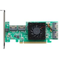 SSD7580C 8 Port U.2 NVMe PCIe 4.0 RAID Adaptor