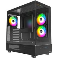 XR Panoramic Window Mid Tower Case 3x ARGB PWM Fans