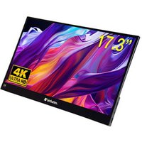 17.3" 4K UHD IPS Portable Touchscreen Monitor Speakers