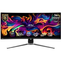 MPG 341CQPX QD OLED 34" 240Hz Curved AdaptiveSync HDR OLED Gaming