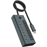 7 Port USB 3.2 Gen 2 Type C Hub