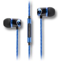 E10C Ear Earphones Mic Blue