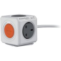 PowerCube 1.5 Metre Extended Remote 4 Socket Mains Extensi