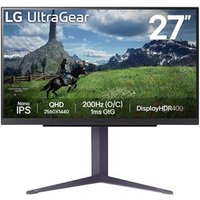 27" 27GS85Q B QHD 180Hz FreeSync Nano IPS HDR400 Gaming Monitor Ful
