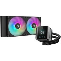 240mm MYSTIQUE 240 AIO CPU Liquid Cooler LCD Screen Inte