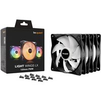 quiet Light Wings LX 120mm ARGB PWM Triple Fan Pack