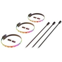 LS10 qRGB 330mm Light Strips 3PK