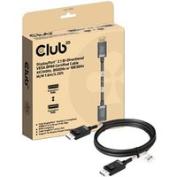 1.6m DisplayPort 2.1 Bi Directional VESA DP80 Certified Cable