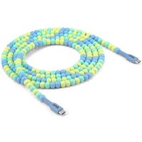 Club3D 2m Beaded USB Type C to USB Type C Cable