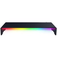 Monitor Stand Chroma Anodized Aluminium 4 Port Hub