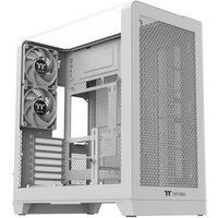 View 390 Snow White Dual Chamber Mid Tower Tempered Gl