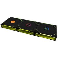 UNI TL LCD Wireless 120mm ARGB PWM Fan 3 Pack L Wir