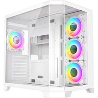 DS360 Mid Tower Tempered Glass PC Gaming Case 4x Celsiu