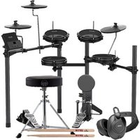 DM 110 Electronic Drum Kit Headphones Sticks Stool