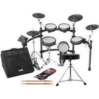 DM 8 Electronic Drum Kit Drum Amplifier Sticks Stool