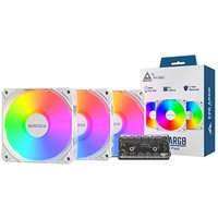 E28 ARGB 120mm PWM Fans 3 Pack w Fan Hub