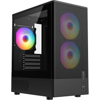 F3 Mesh MicroATX PC Case 3x ARGB Fans