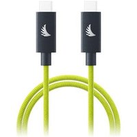 USB C 4.0 Solid Flex Cable Lime 32 cm