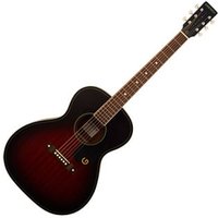 Jim Dandy Concert Acoustic Guitar Deep Cherry Burst