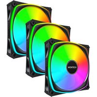 RX120 Pro ARGB 120mm Reverse PWM Fan Triple Pack w Fan