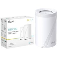 Deco BE65 BE9300 Whole Home Mesh WiFi 7 System Twin Pack