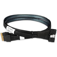 0.5m MCIO 8i SFF TA 1016 to 2x SlimSAS 4i SFF 8654 Cable