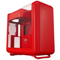 X50 Dual Chamber Mid Tower Mesh Case Wild Cherry Red
