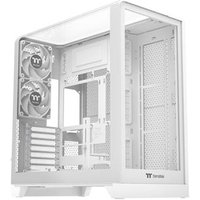 View 390 TG Snow White Dual Chamber Mid Tower Tempered Gla