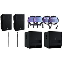 DXR15mkII Speakers DXS18 Subs Bundle