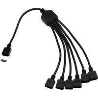 300mm D RGB 6 Way Splitter Cable