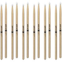 6 x Pairs ProMark Classic Forward 5B Hickory Drumstick Oval Nylon T