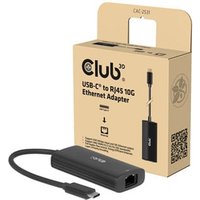 Club3D USB Type C to RJ45 Ethernet M F Adapter