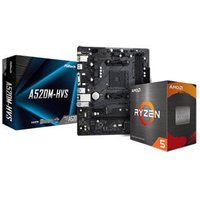 A520M HVS Motherboard + AMD Ryzen 5 5500 Processor Bundle