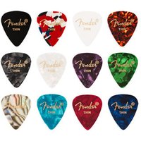 Celluloid Medley Picks 351 Shape Thin 12 Pack