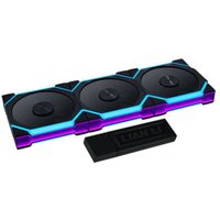 Uni Fan SL Flex 120mm Reverse Blade ARGB PWM Triple Fan