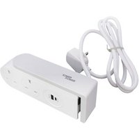 1.5 Metre Portable 2 Socket Travel Mains Clip On Extension Lead
