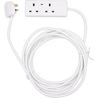 5 Metre 2 Socket Mains Extension Lead