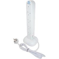 2 Metre 10 Socket Mains Extension Lead Standing Mount