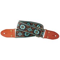 GT 58 Suede Pattern Guitar Strap