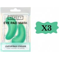 Yeauty Cucumber Cooler Eye Pad Mask - 3 Packs