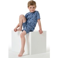 Schlafanzug kurz Palmen multicolor - Natural Love 104 Schlafanzug kurz Palmen multicolor - Natural Love 104