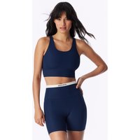 High Waist Biker Shorts Feinripp admiral - SCHIESSER Active XL